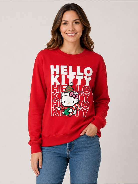 Love Tribe Tops - Hello Kitty Christmas Sweatshirt